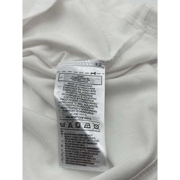 Adidas Women’s Peach Tree Road Race Pregame T-Shirt, White, - Picture 5 of 10